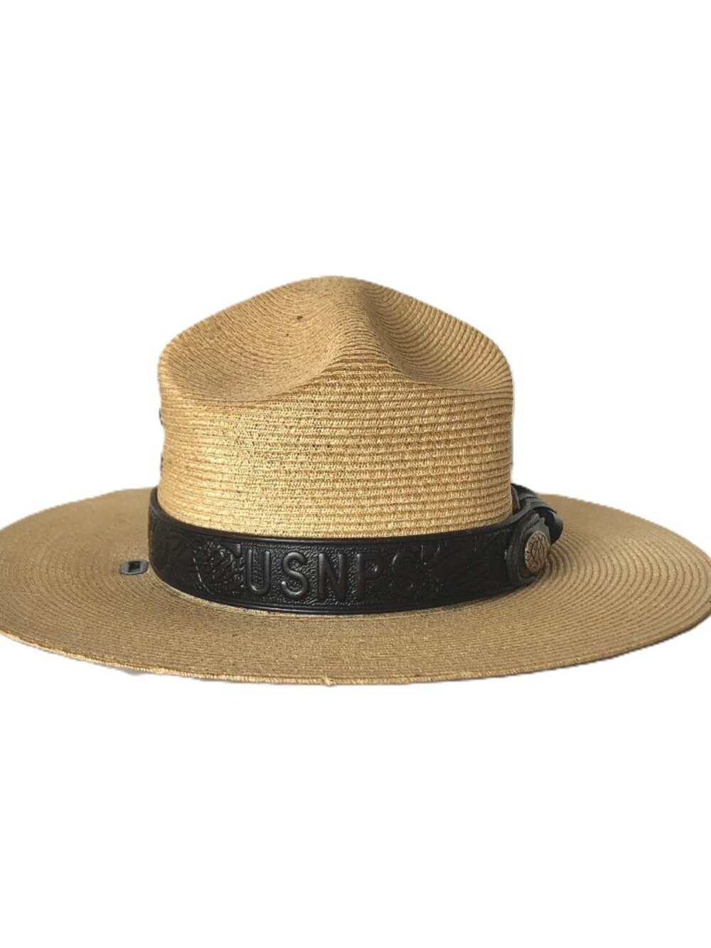 Stratton Self Forming USA National Park Service Straw Hat USNPS Hat band Size 6